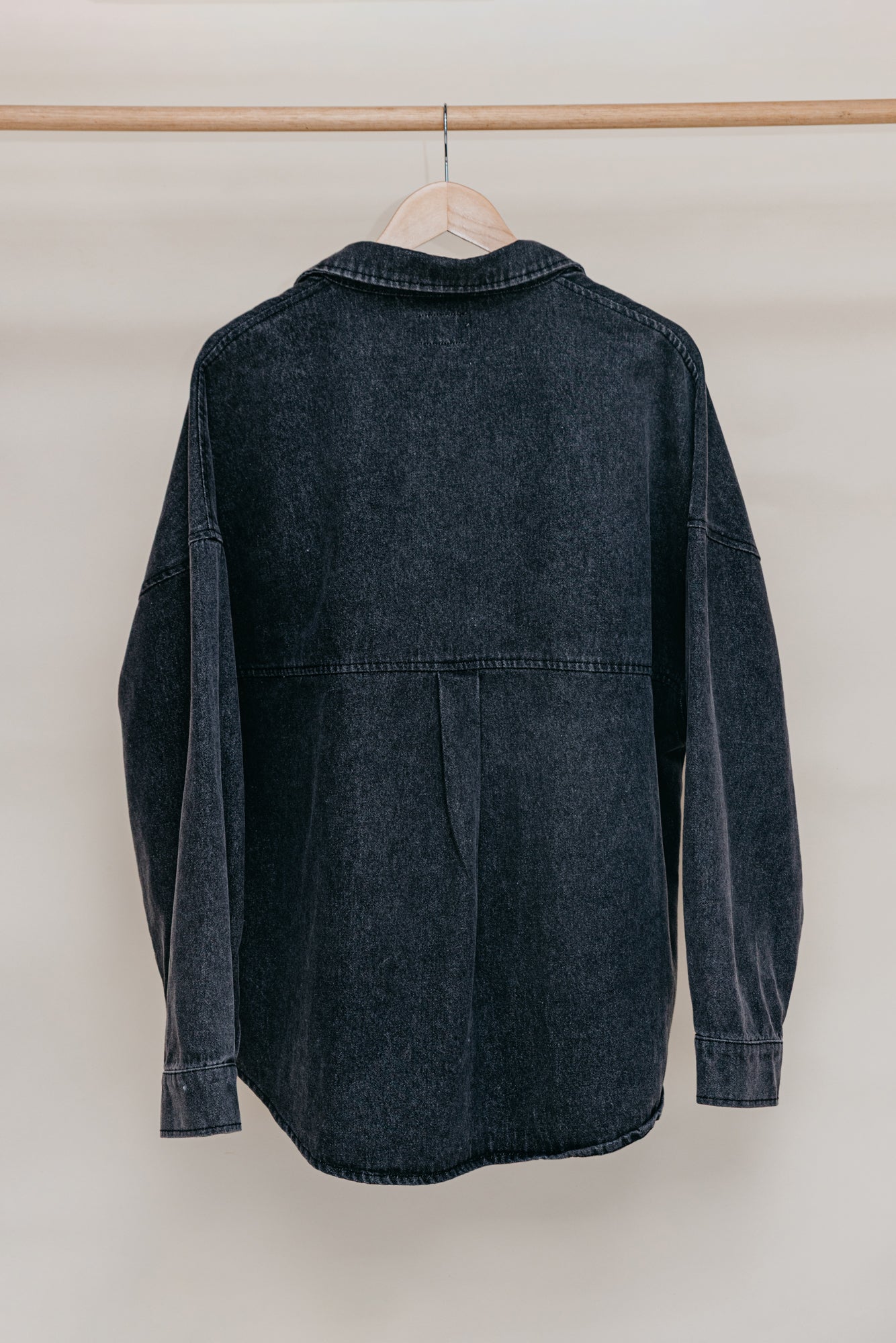 Carter Light Denim Jacket - Washed Black