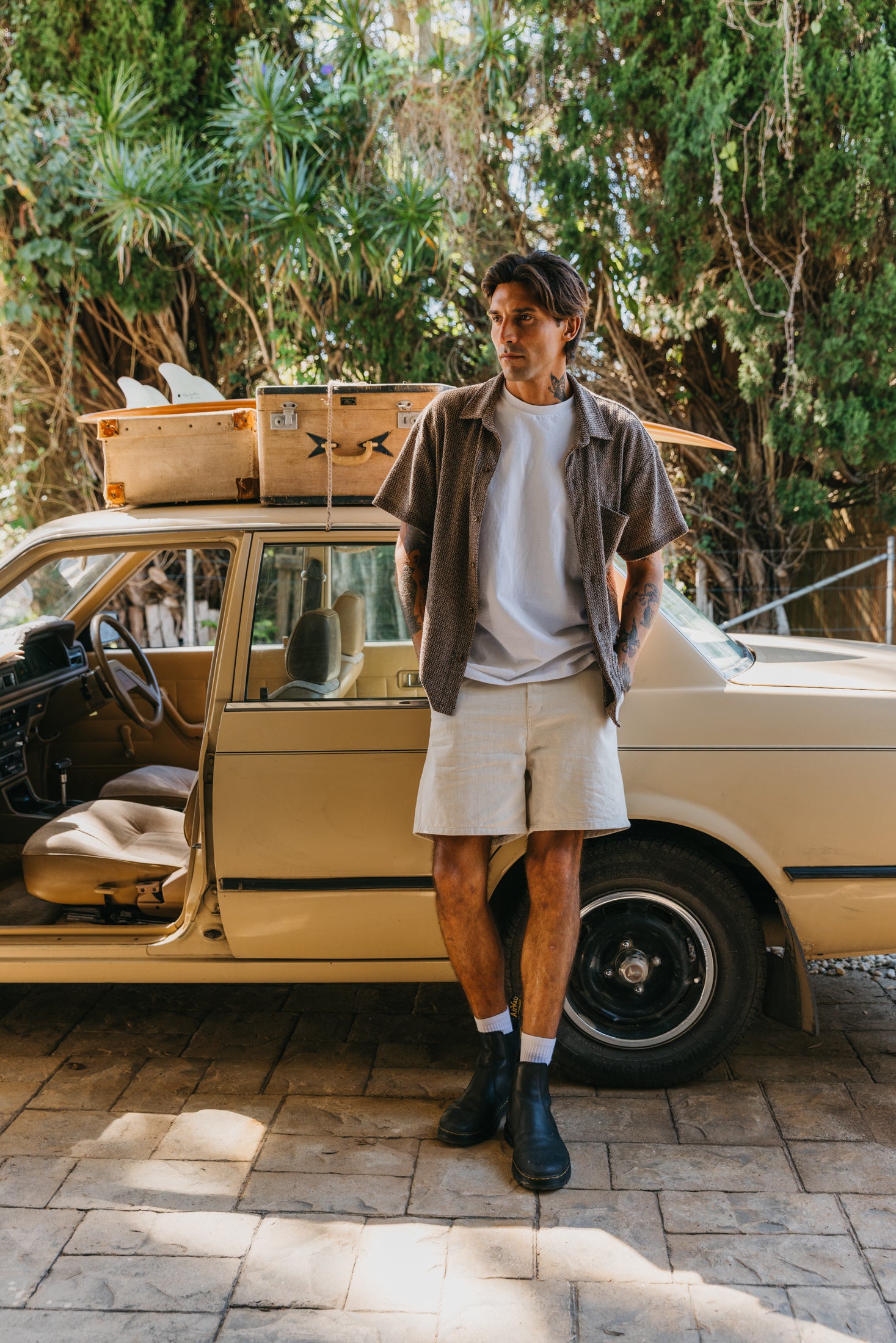 Ben Roy Baggy Shorts - Oat