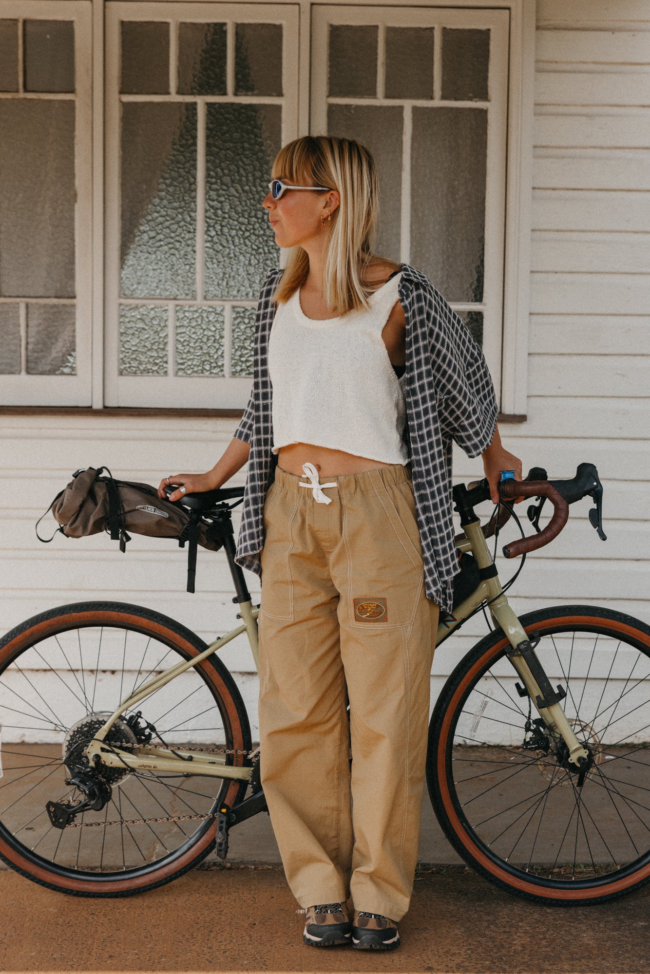 Trail Mix Unisex Cotton Pants - Sand