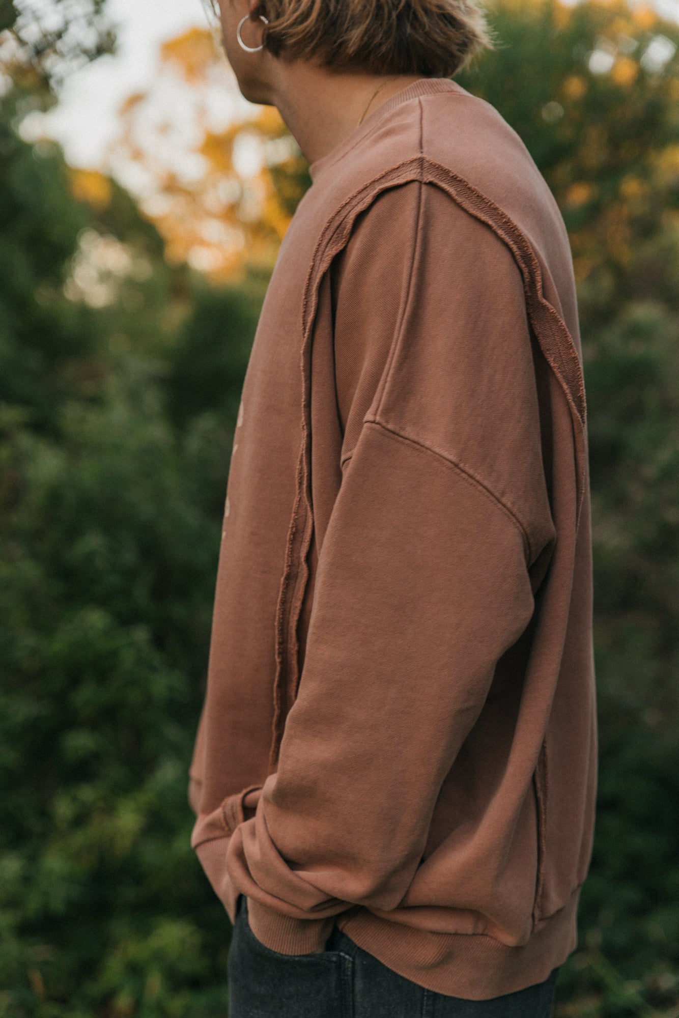 Sexy People Save The Planet Jumper - Rust