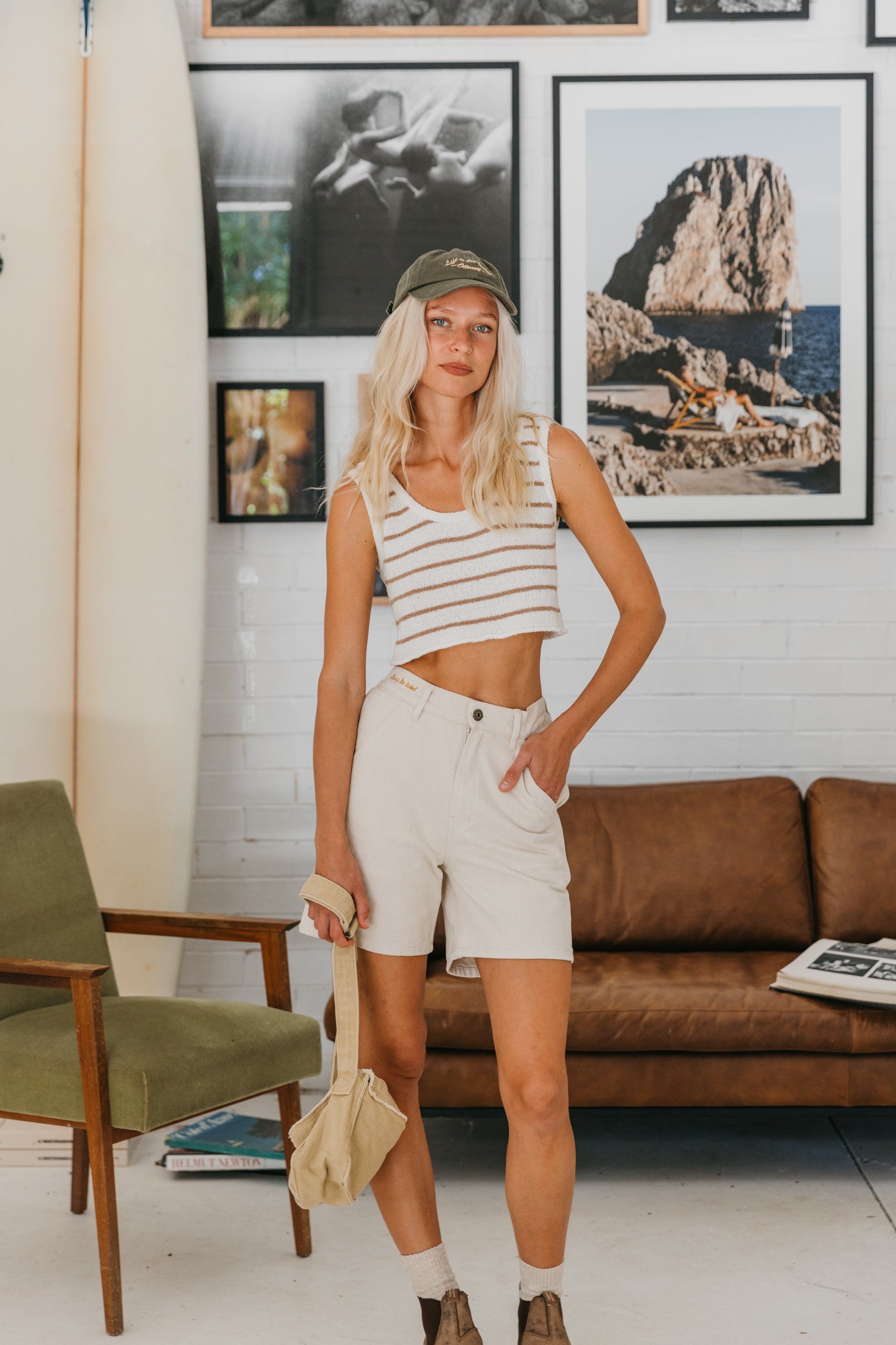 Ben Roy Baggy Unisex Shorts - Oat