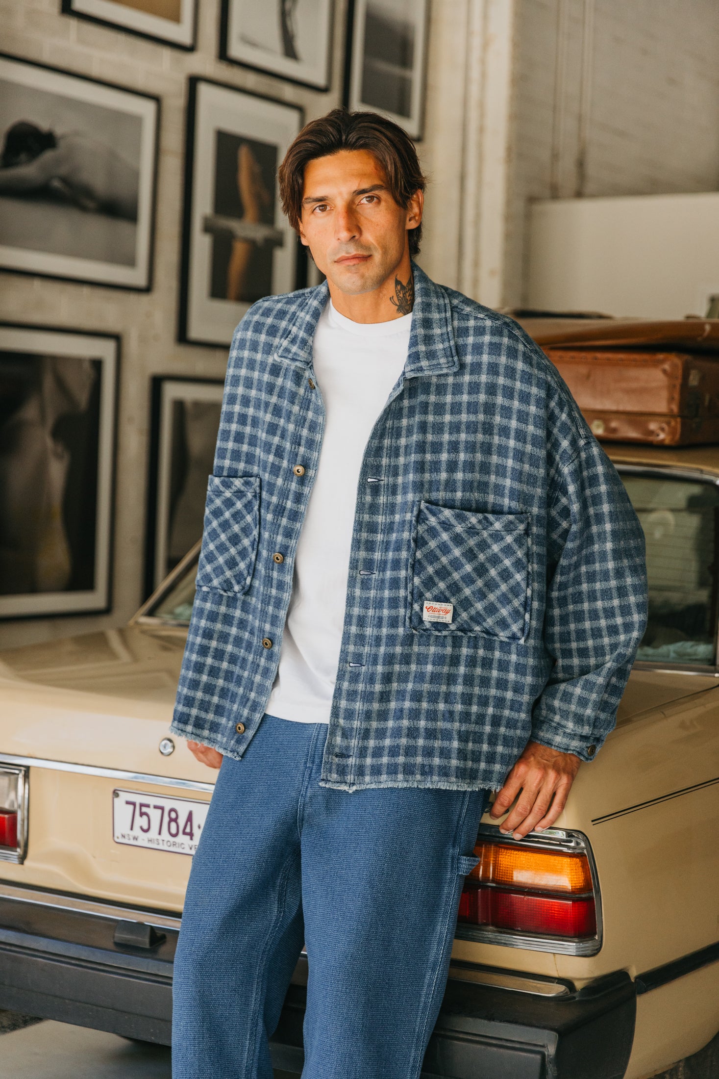 Weston Checked Denim Jacket