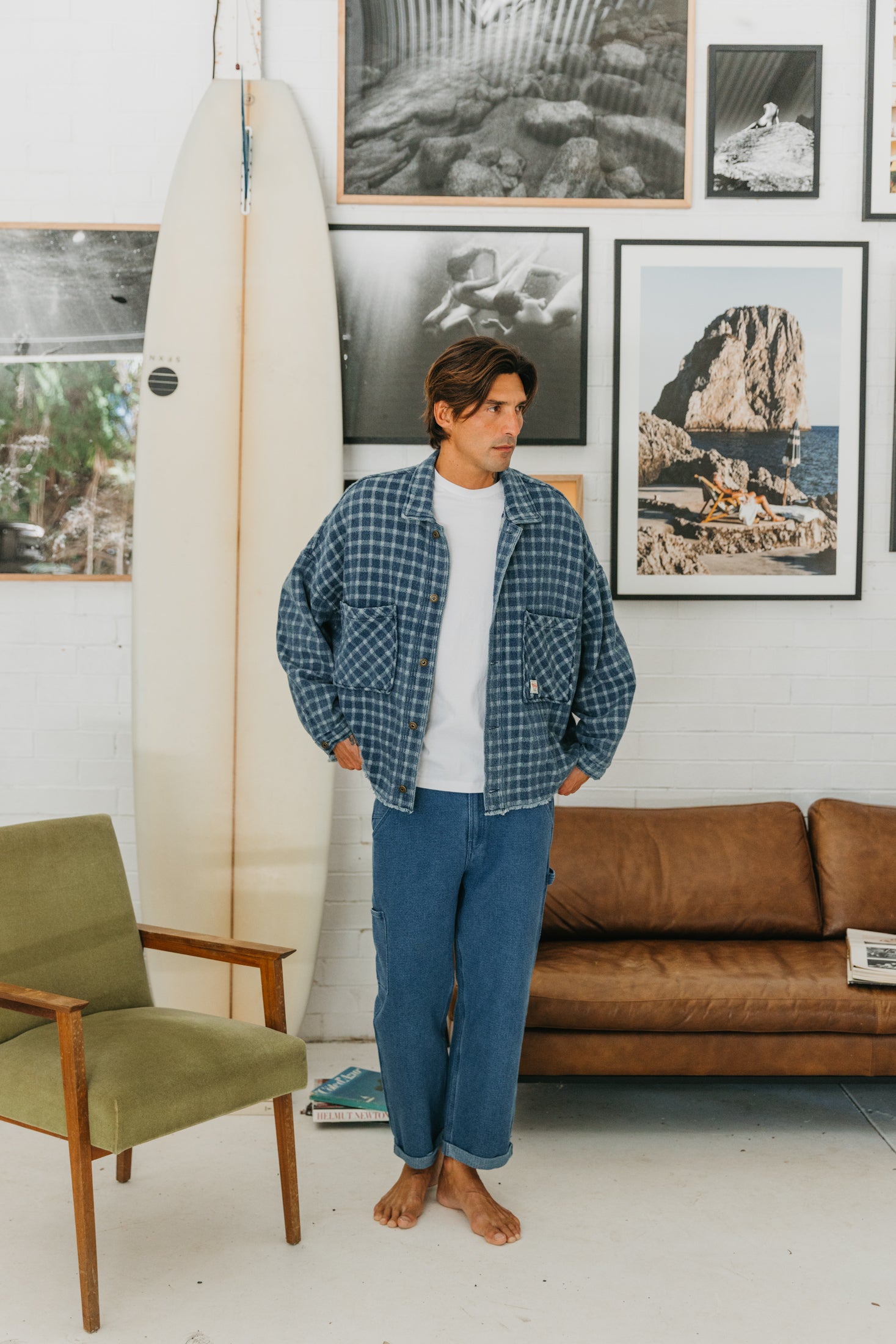 Weston Checked Denim Jacket