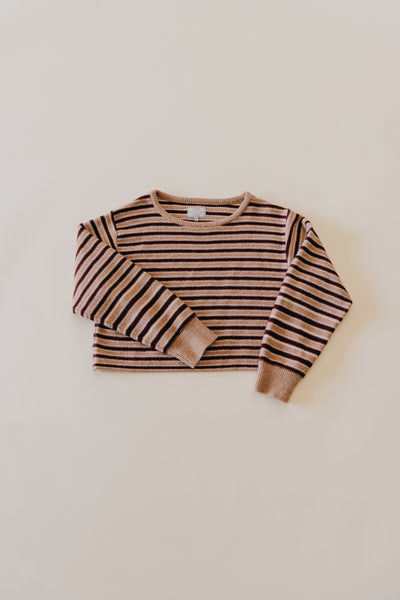 Ray - Cropped Stripe Jumper