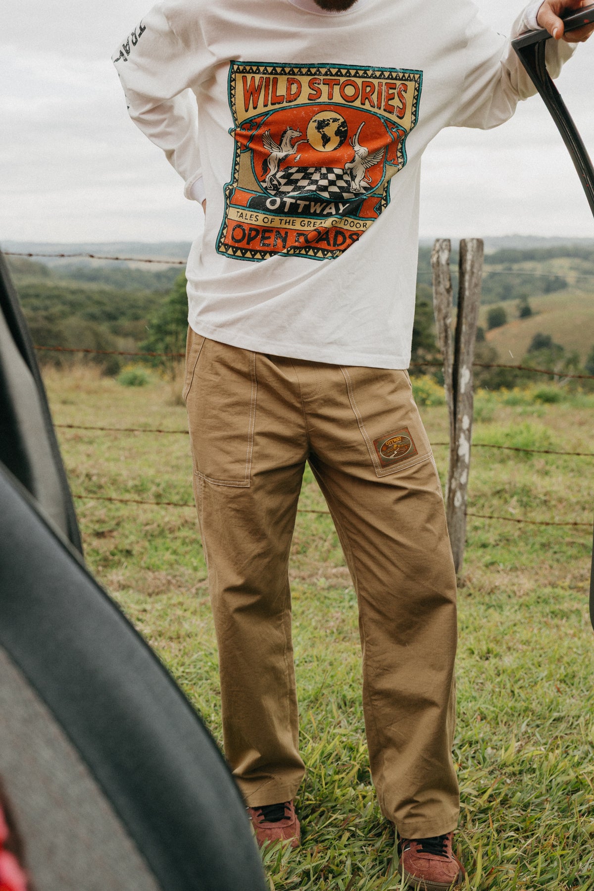 Wild Stories Long Sleeve T-Shirt - White
