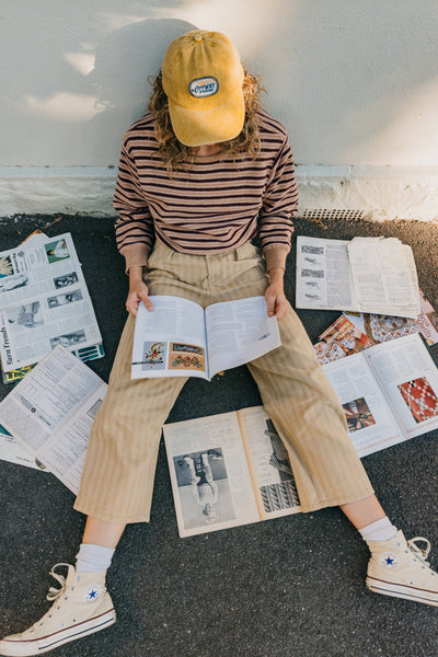 Ray - Cropped Stripe Jumper