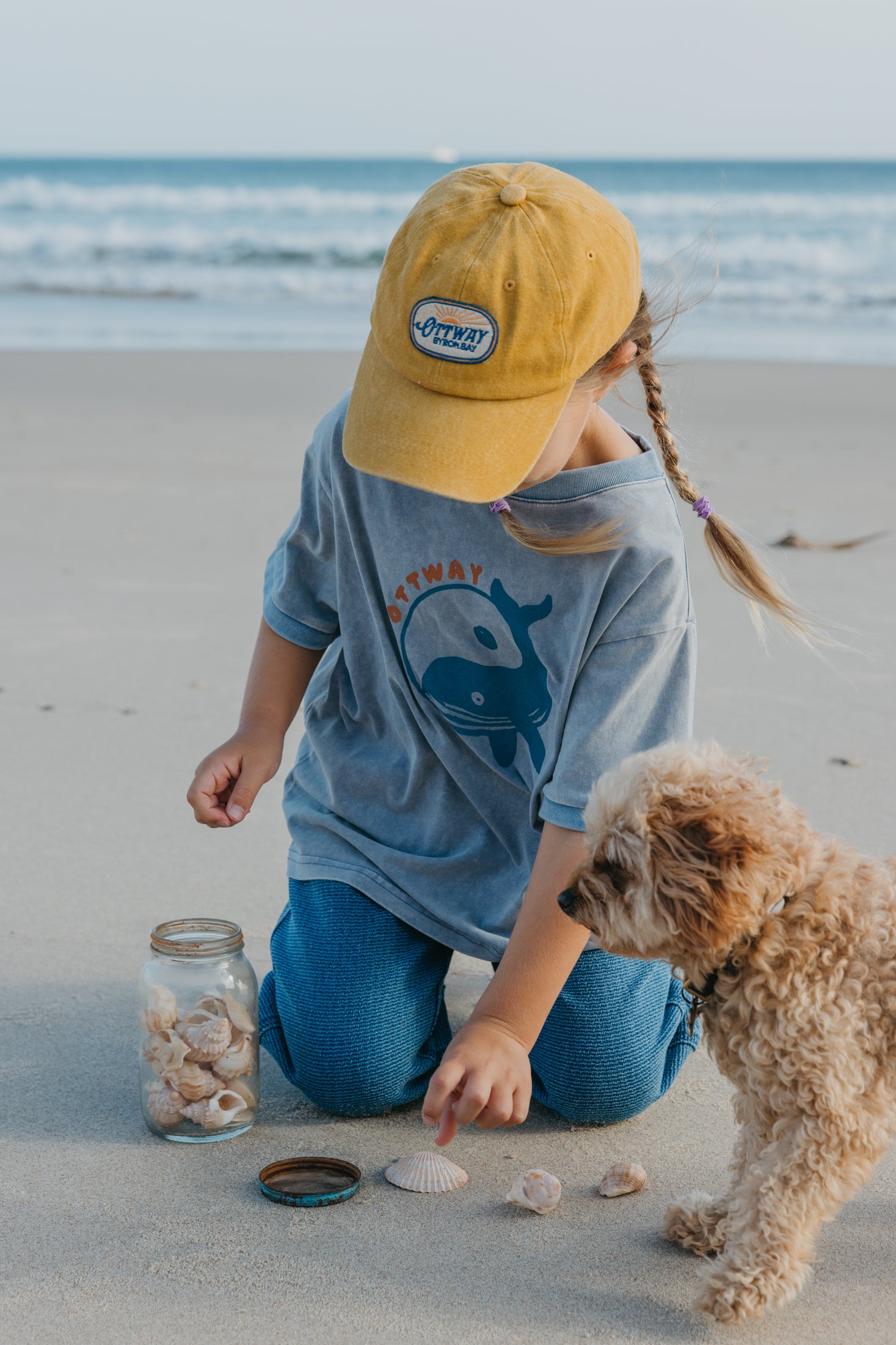 Byron Mustard Cap - Kids