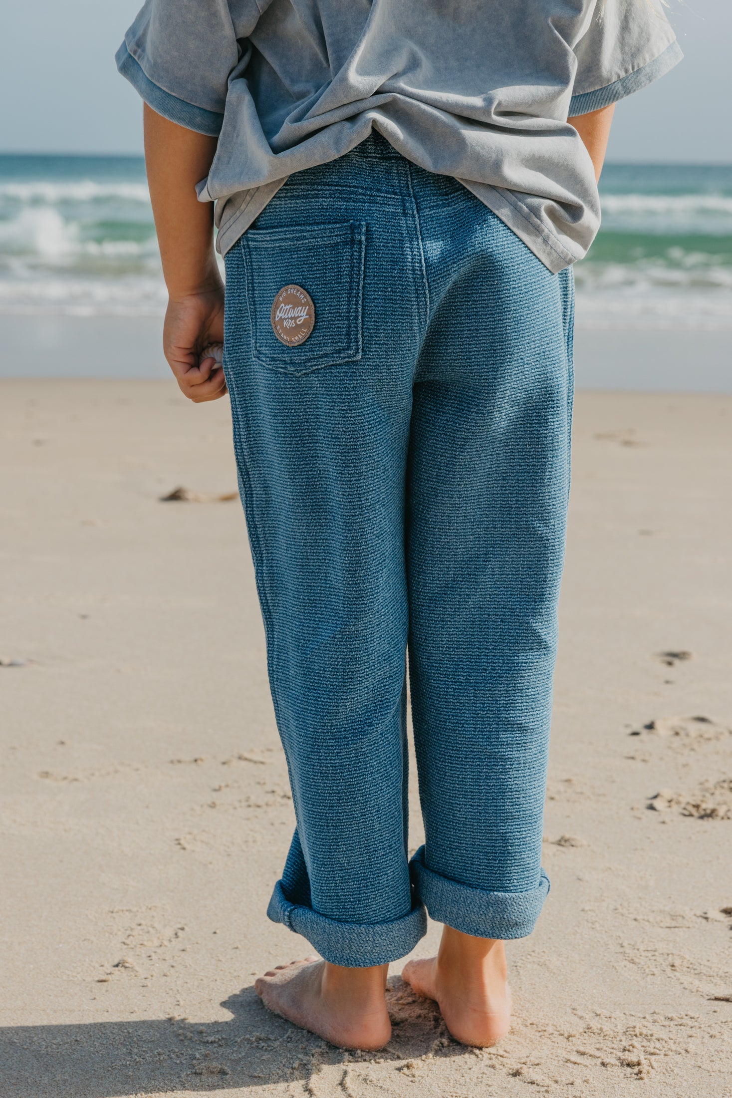 OTTWAY's® Textured Baggy Jeans - Kids