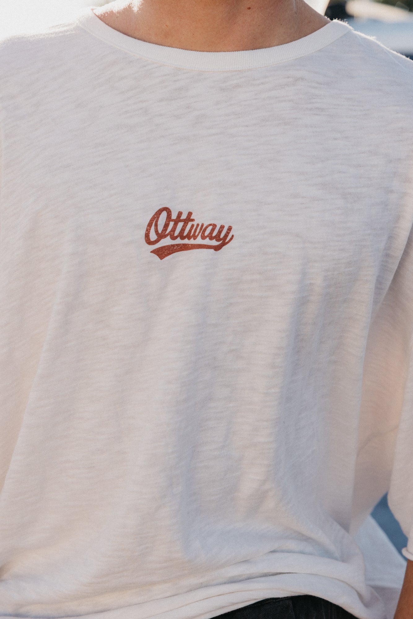 No Worries Oversized T-Shirt - White