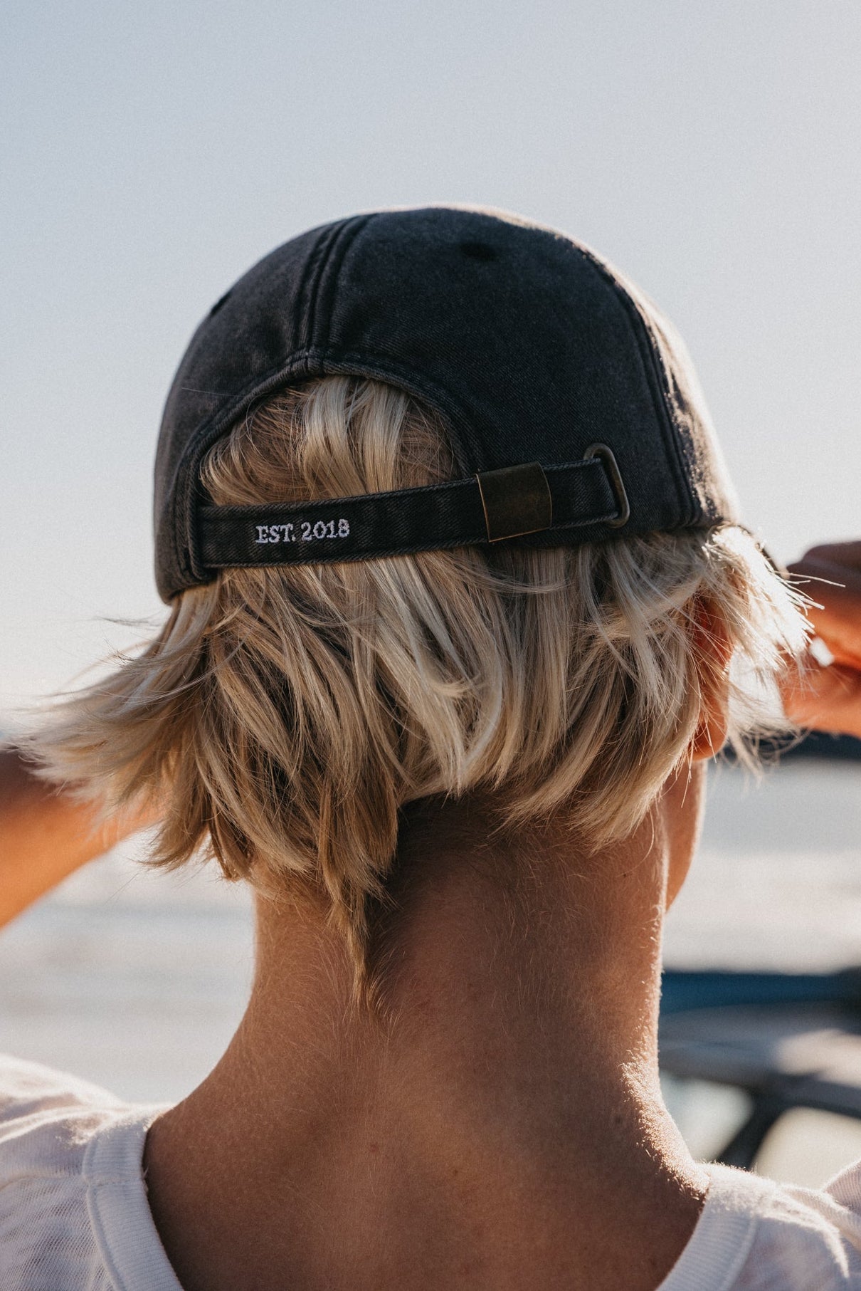 Ottway Locals Brand Cap - Washed Black