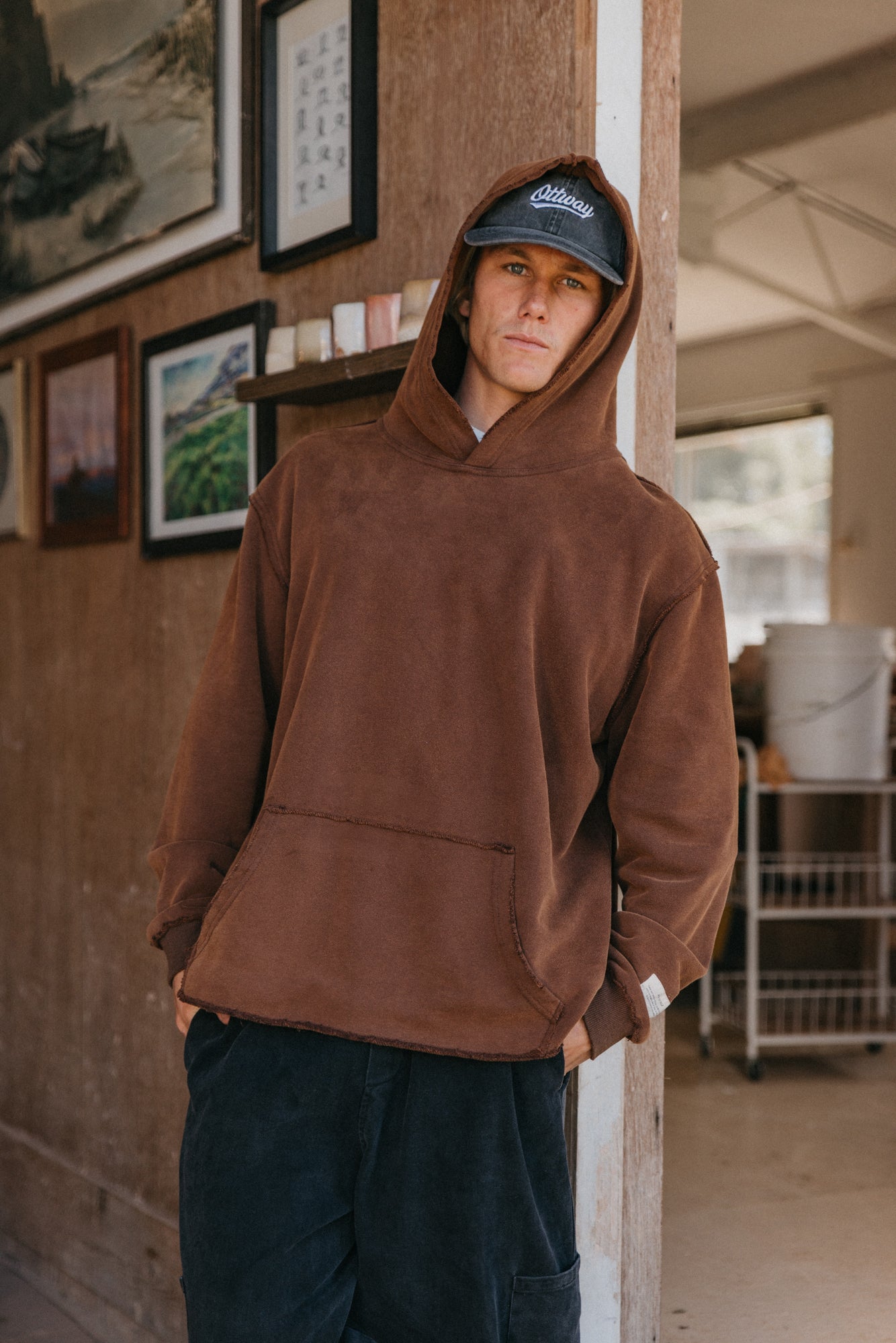 Everyday Ottway Hoodie - Chocolate Brown