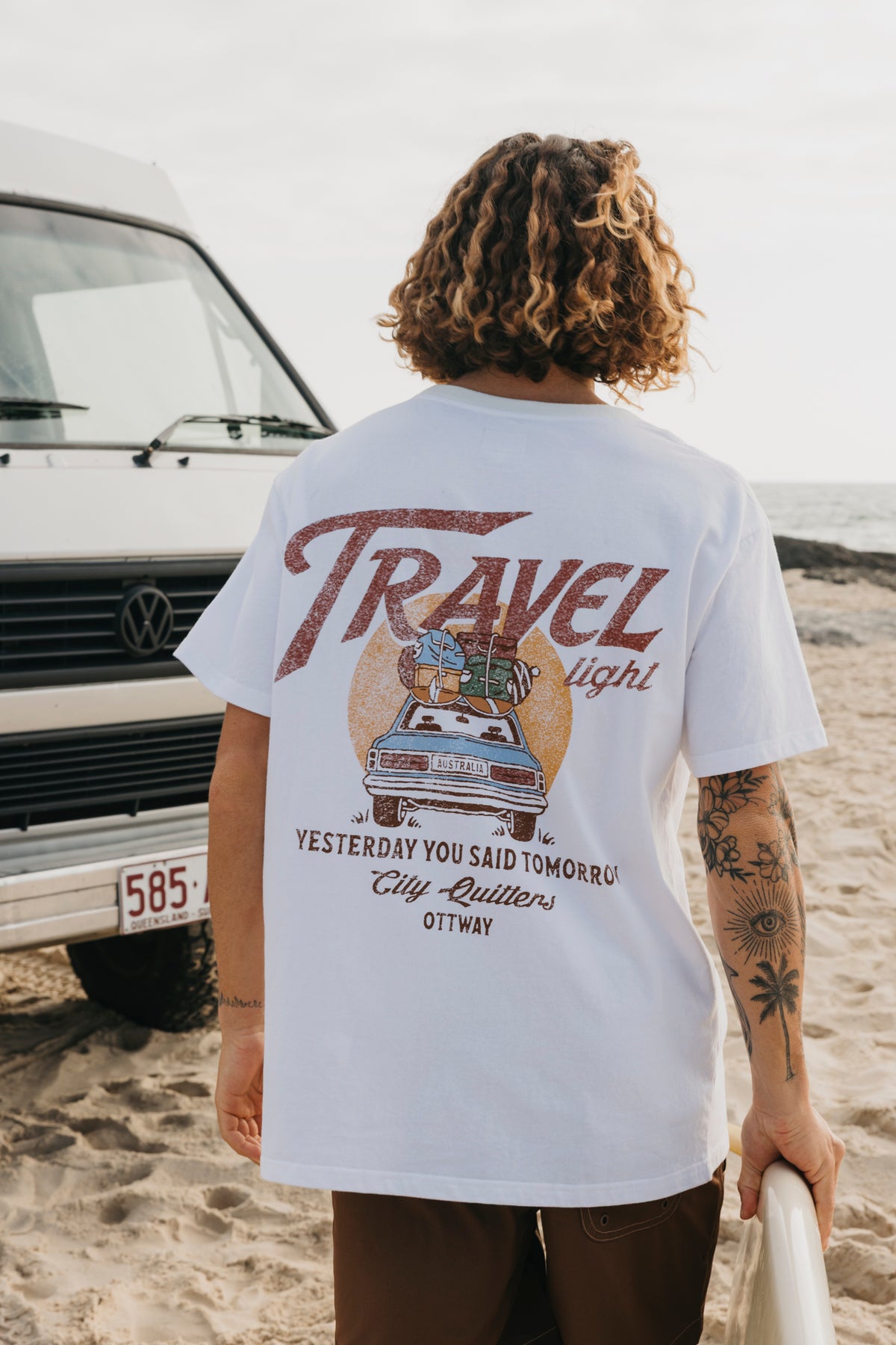 Travel Light T-shirt - White