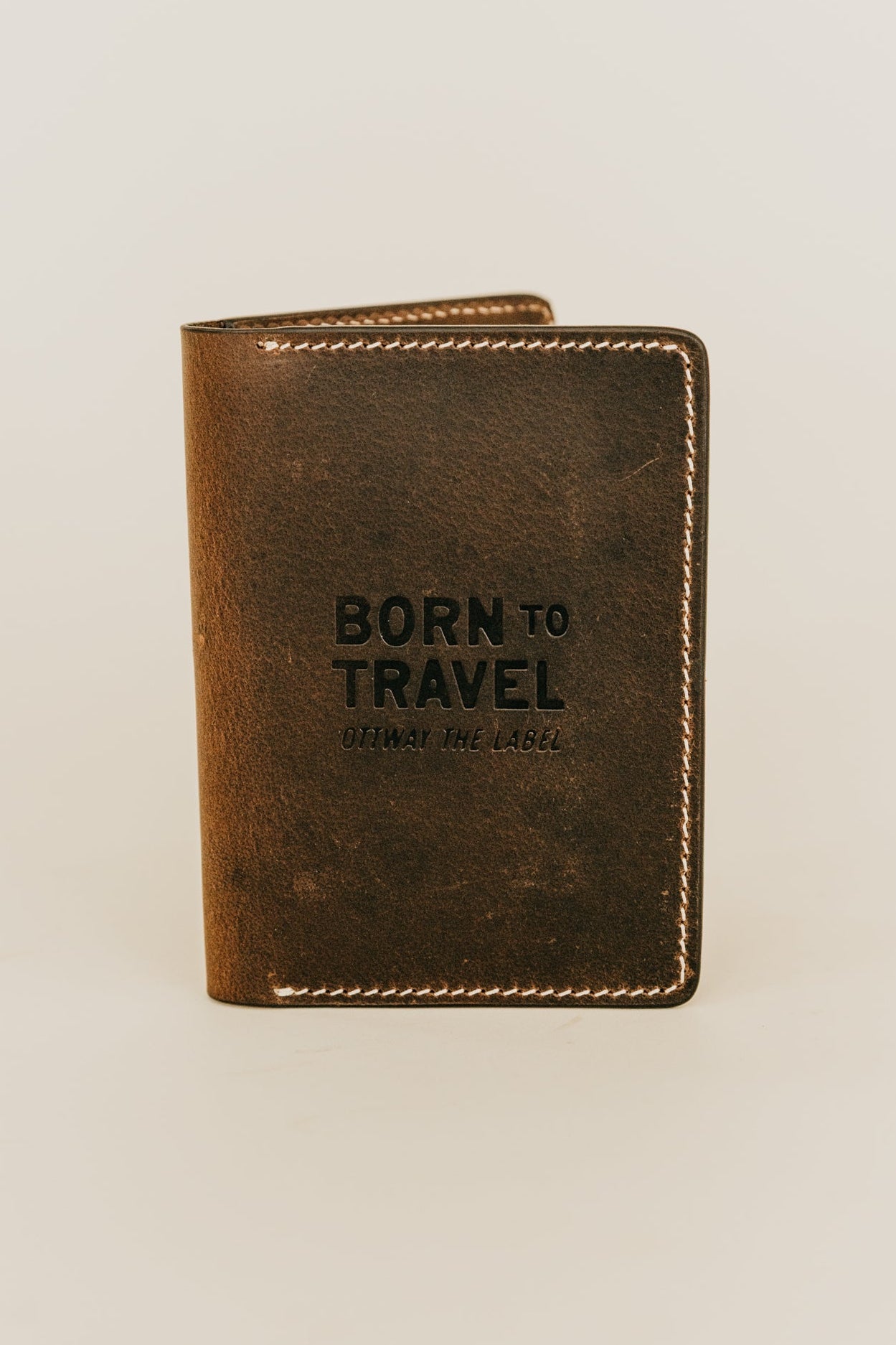 オットウェイレザーパスポートホルダー