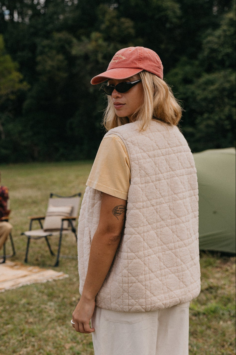 Living Cap - Washed Red