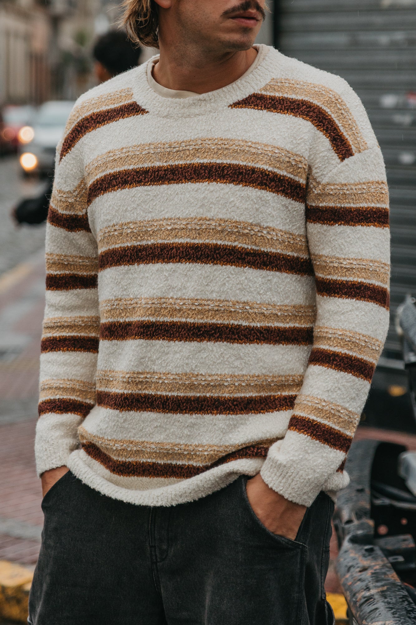 Sundance Striped Knit - Cream