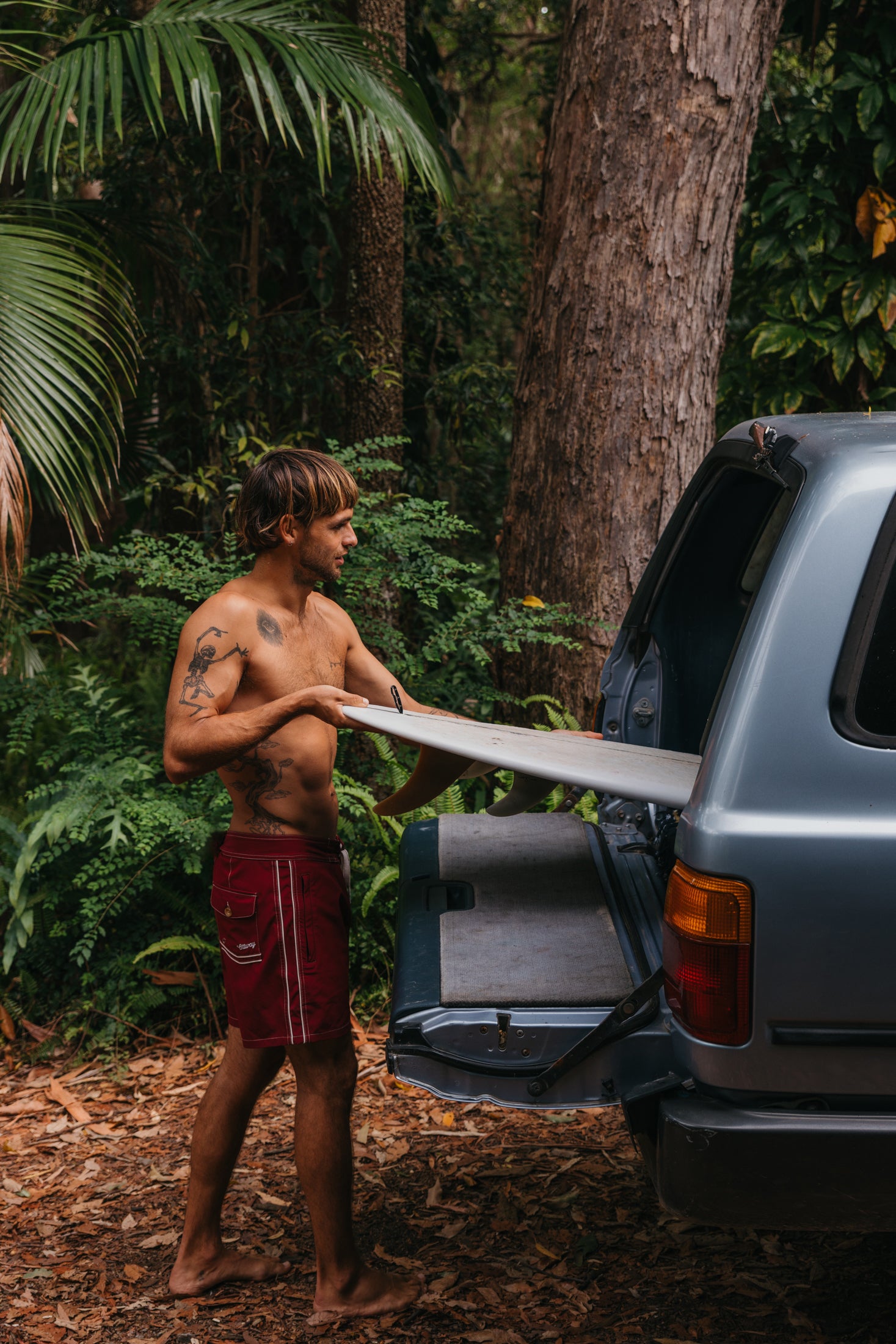 Winebreak - Burgundy Boardshorts