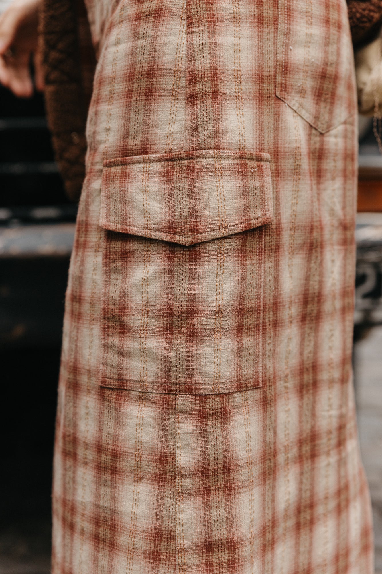 Benson - Plaid Maxi Skirt