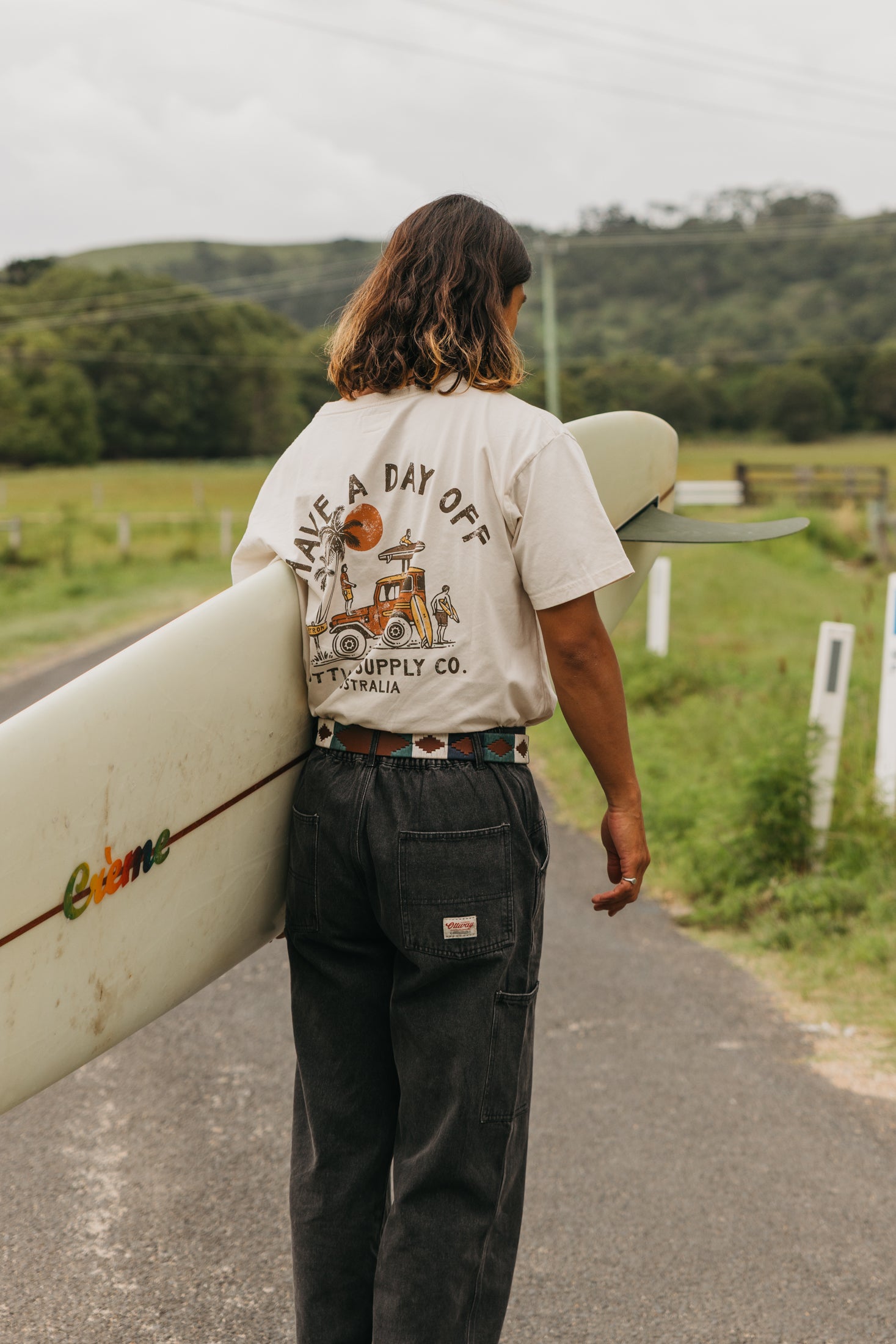 タッカーブラウンレザーベルト