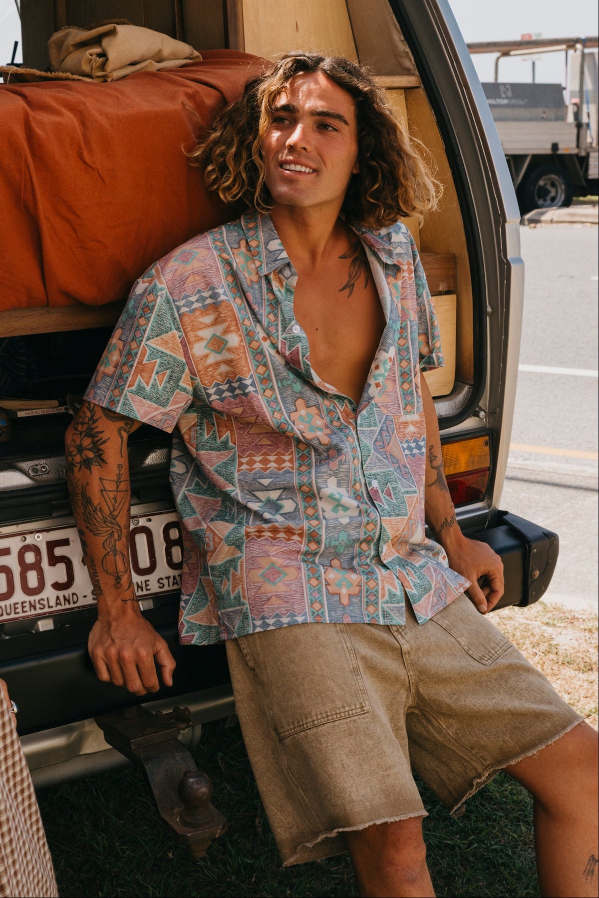 Morrison - Pattern Print Short Sleeve Shirt
