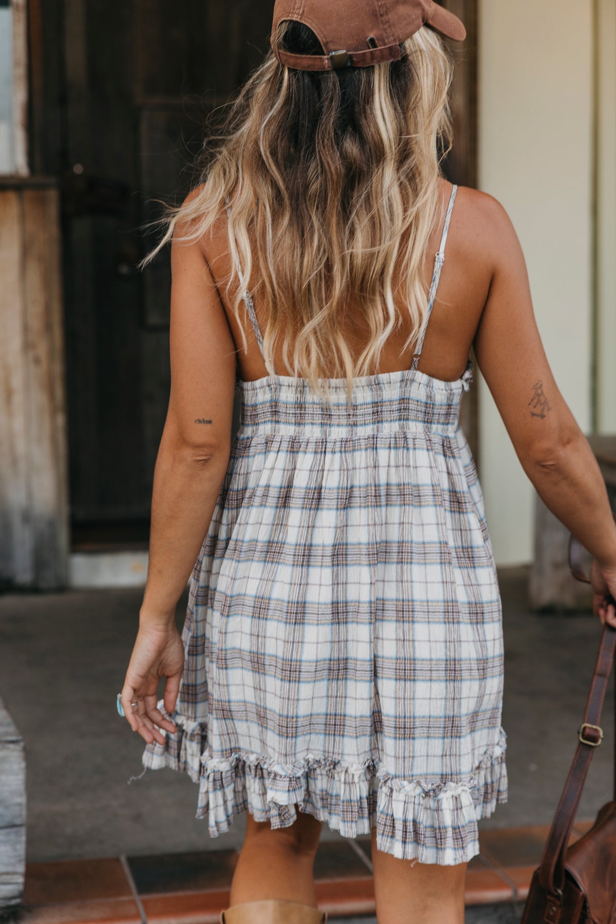 Josie - Checked Mini Dress