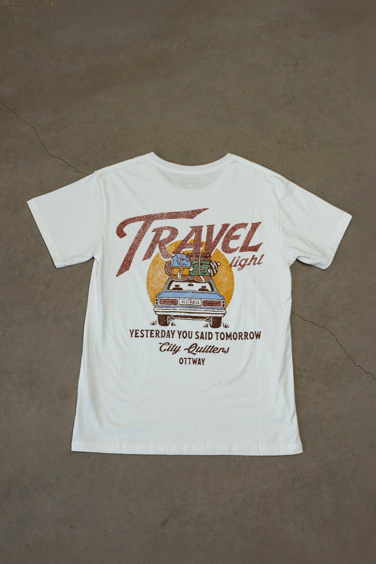Travel Light T-shirt - White
