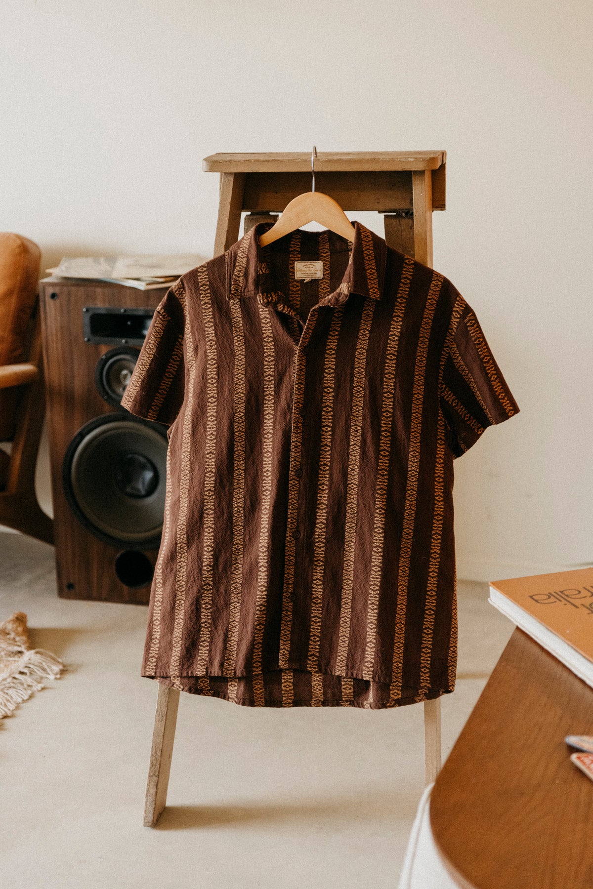 Sundown - Brown Short Sleeve Unisex Shirt