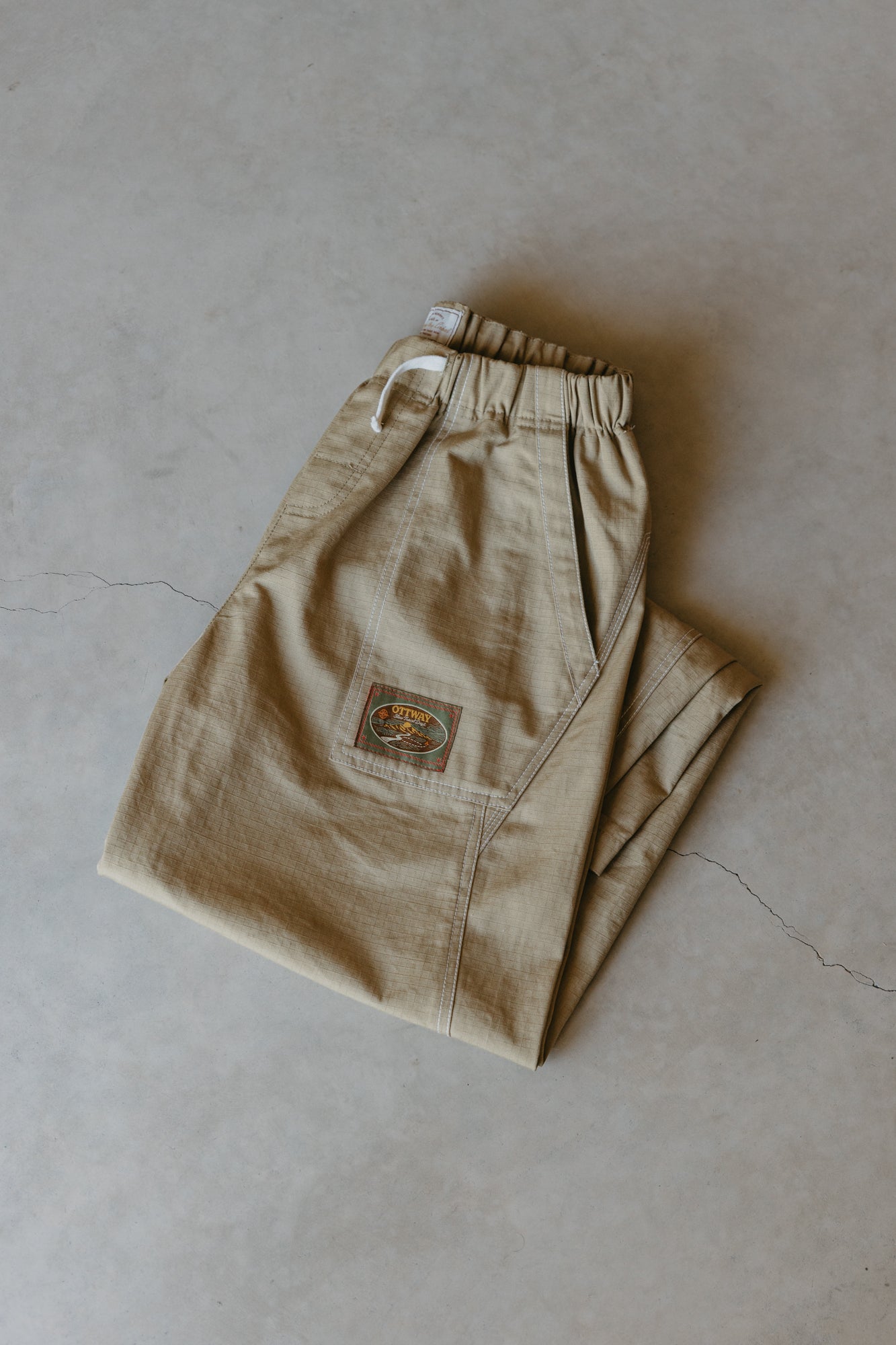 Trail Mix Unisex Cotton Pants - Sand