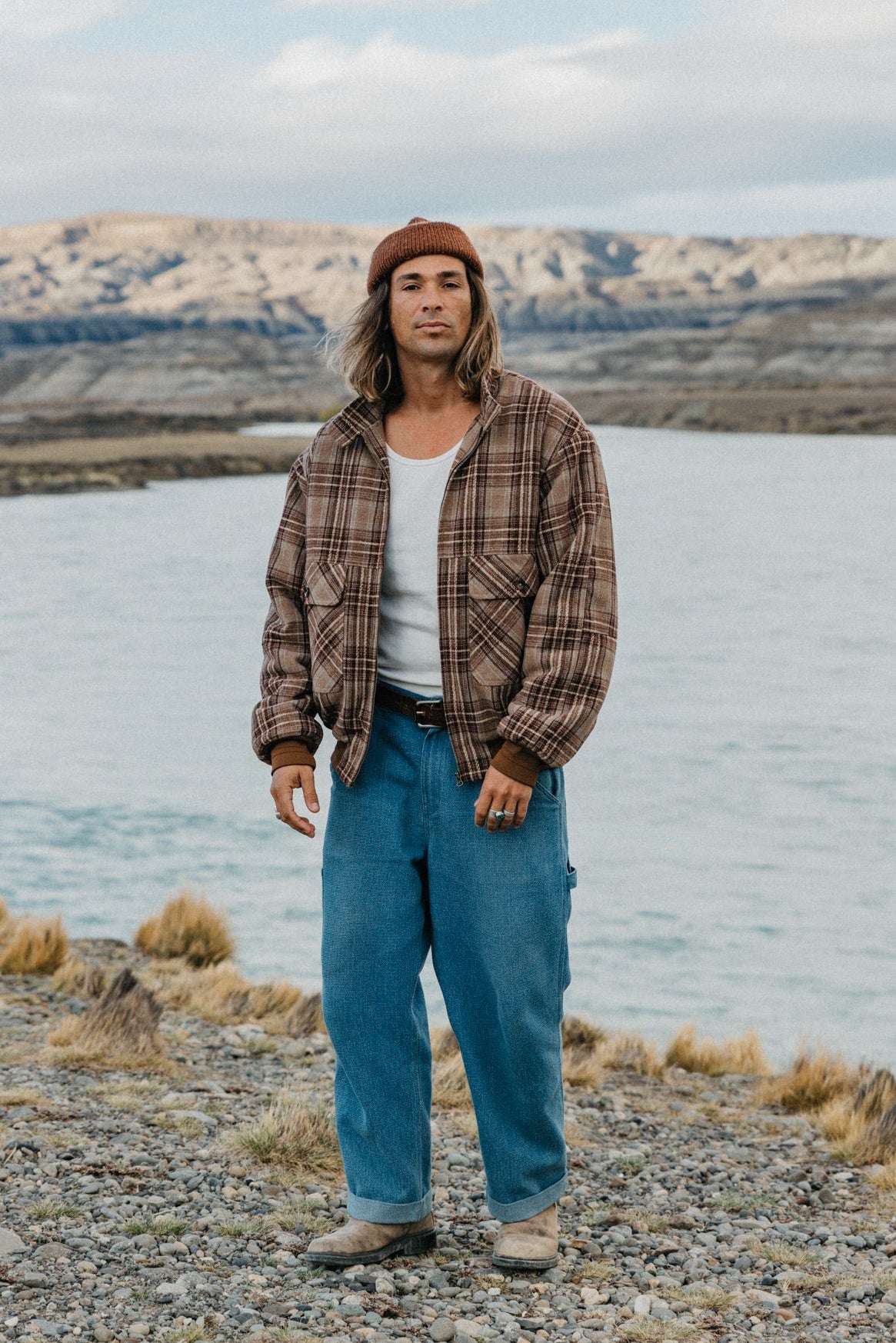 Highland Sherpa Plaid Jacket