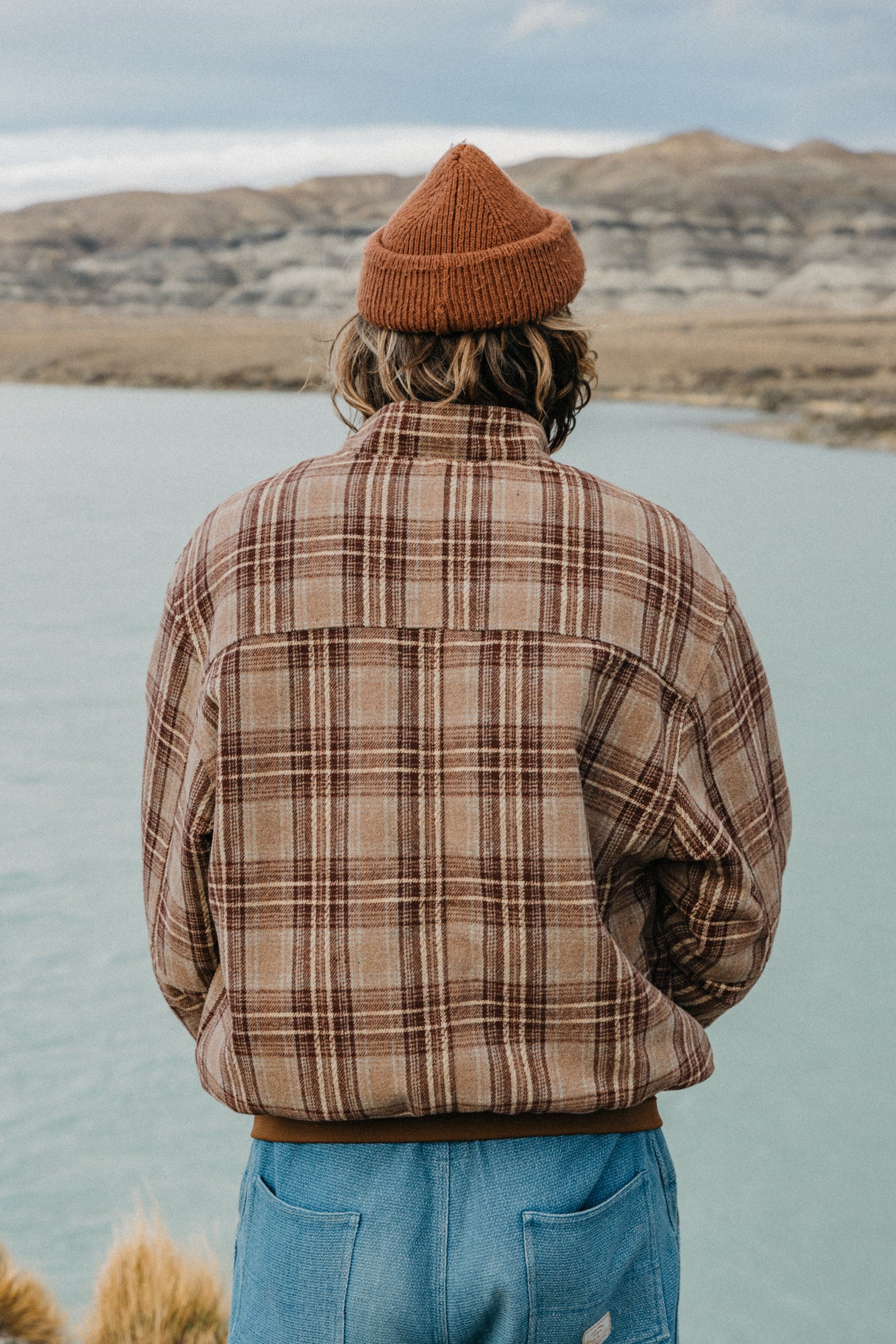 Highland Sherpa Plaid Jacket