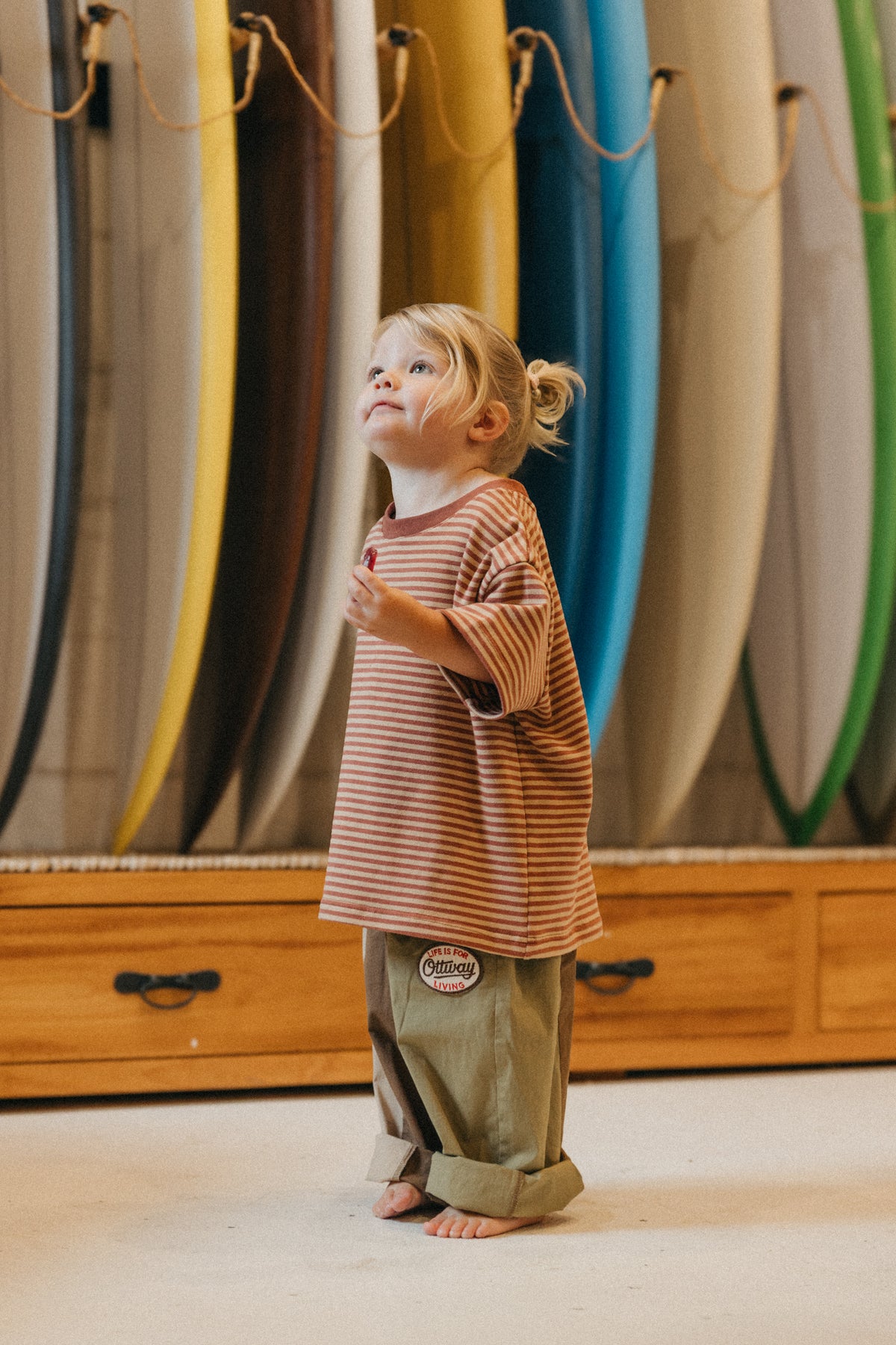 OTTWAY's® Strukturierte Baggy Jeans - Kinder