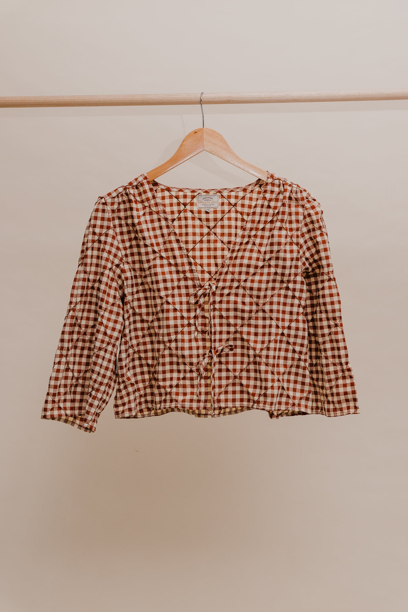 Poppy - Red Checked Blouse