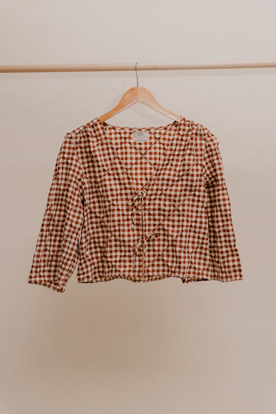 Poppy - Red Checked Blouse