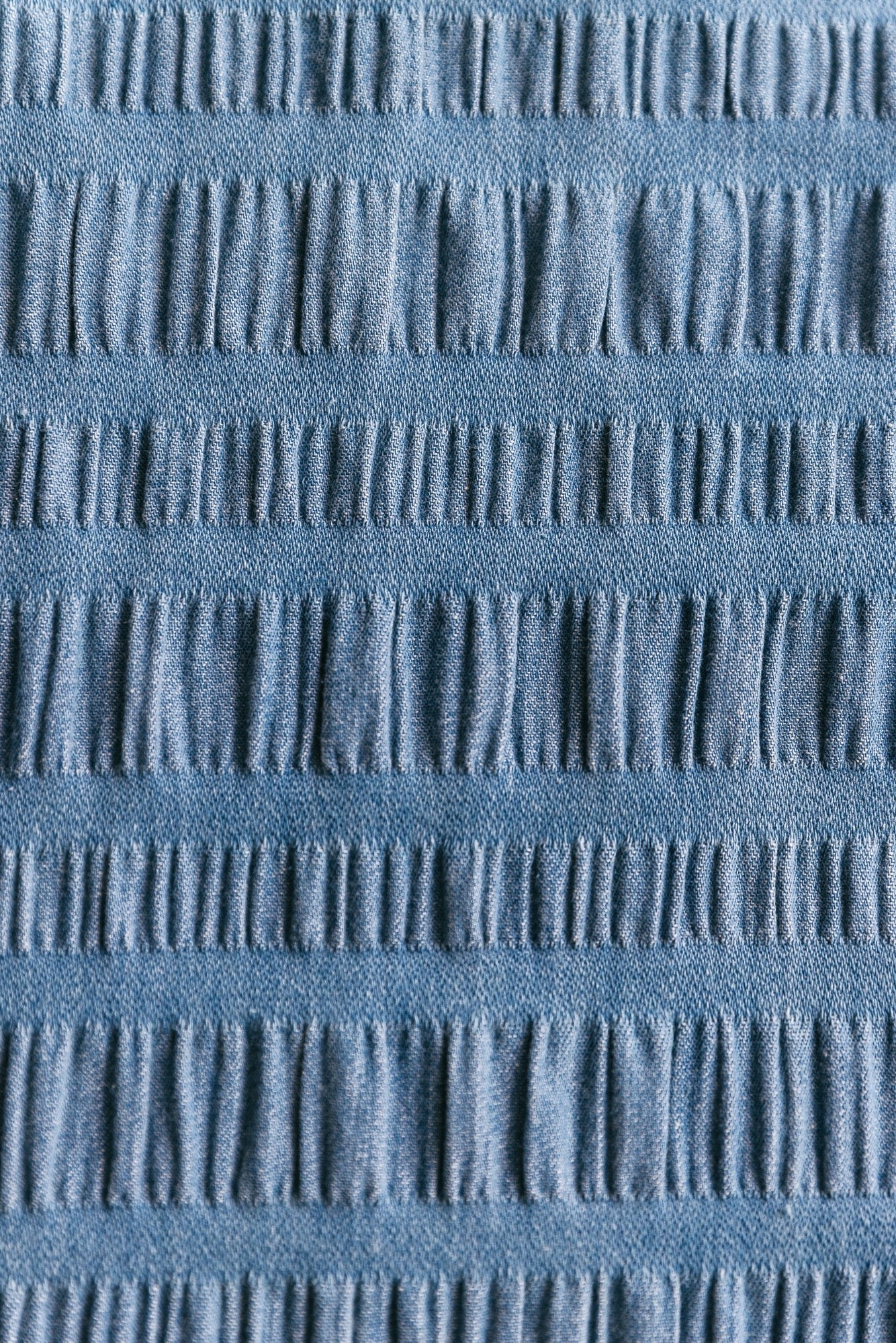 Skye - Denim Textured Midi Skirt