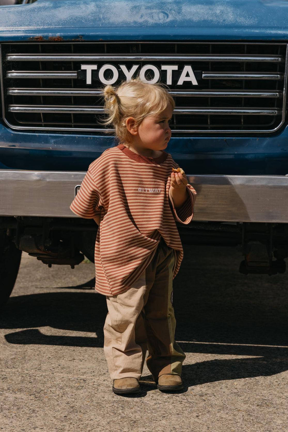 OTTWAY's® Strukturierte Baggy Jeans - Kinder