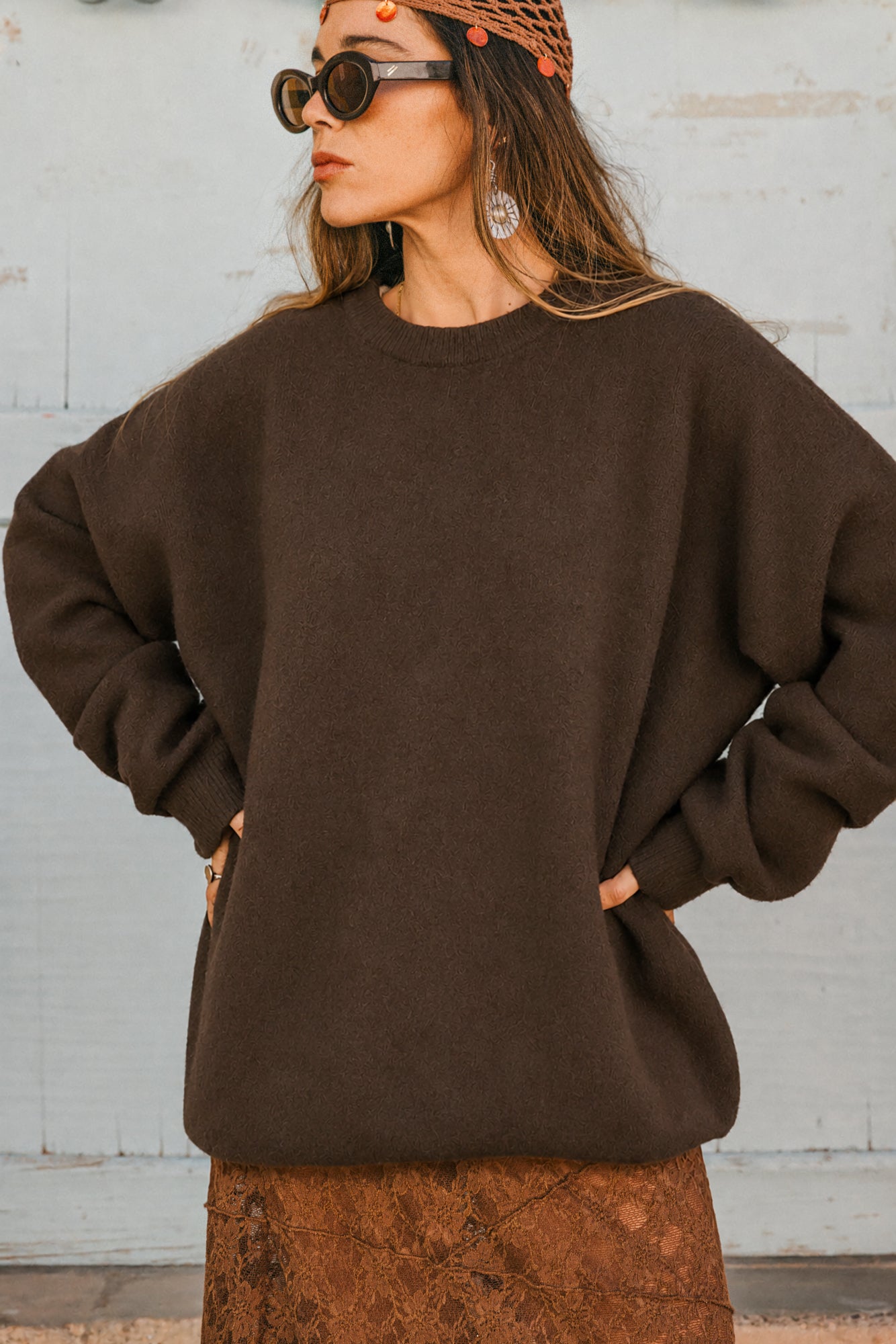Bradford Knit Unisex - Dark Brown