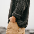 Load image into Gallery viewer, Rory Cable Knit Sweater - Charcoal