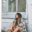 Load image into Gallery viewer, Lenny - Women Cream Flannel Shirt/Jacket