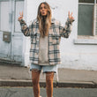 Load image into Gallery viewer, Lenny - Women Cream Flannel Shirt/Jacket