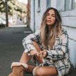 Load image into Gallery viewer, Lenny - Women Cream Flannel Shirt/Jacket
