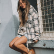 Load image into Gallery viewer, Lenny - Women Cream Flannel Shirt/Jacket