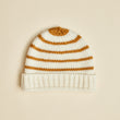 Load image into Gallery viewer, Striped Knit Beanie - Burnt Mustard