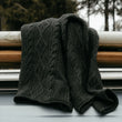 Load image into Gallery viewer, Rory Unisex Cable Knit Sweater - Charcoal