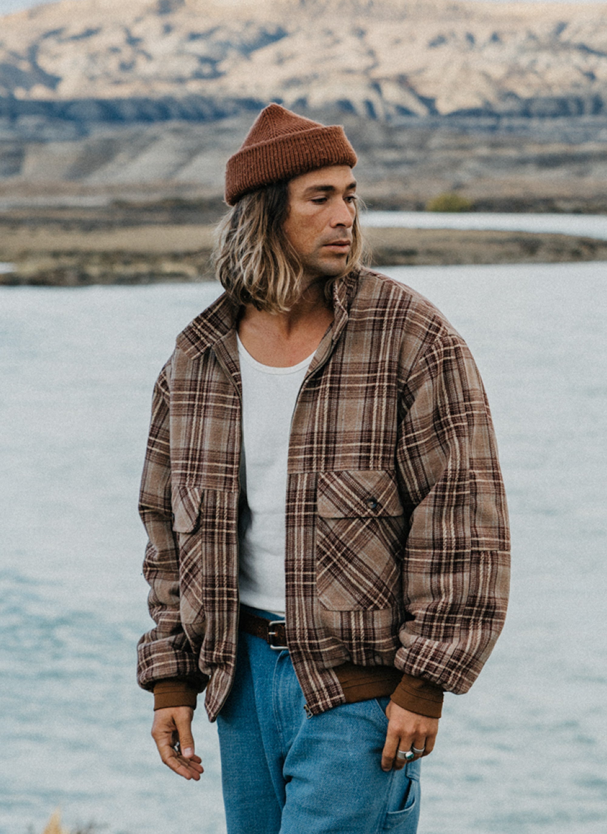 Highland Sherpa Plaid Jacket