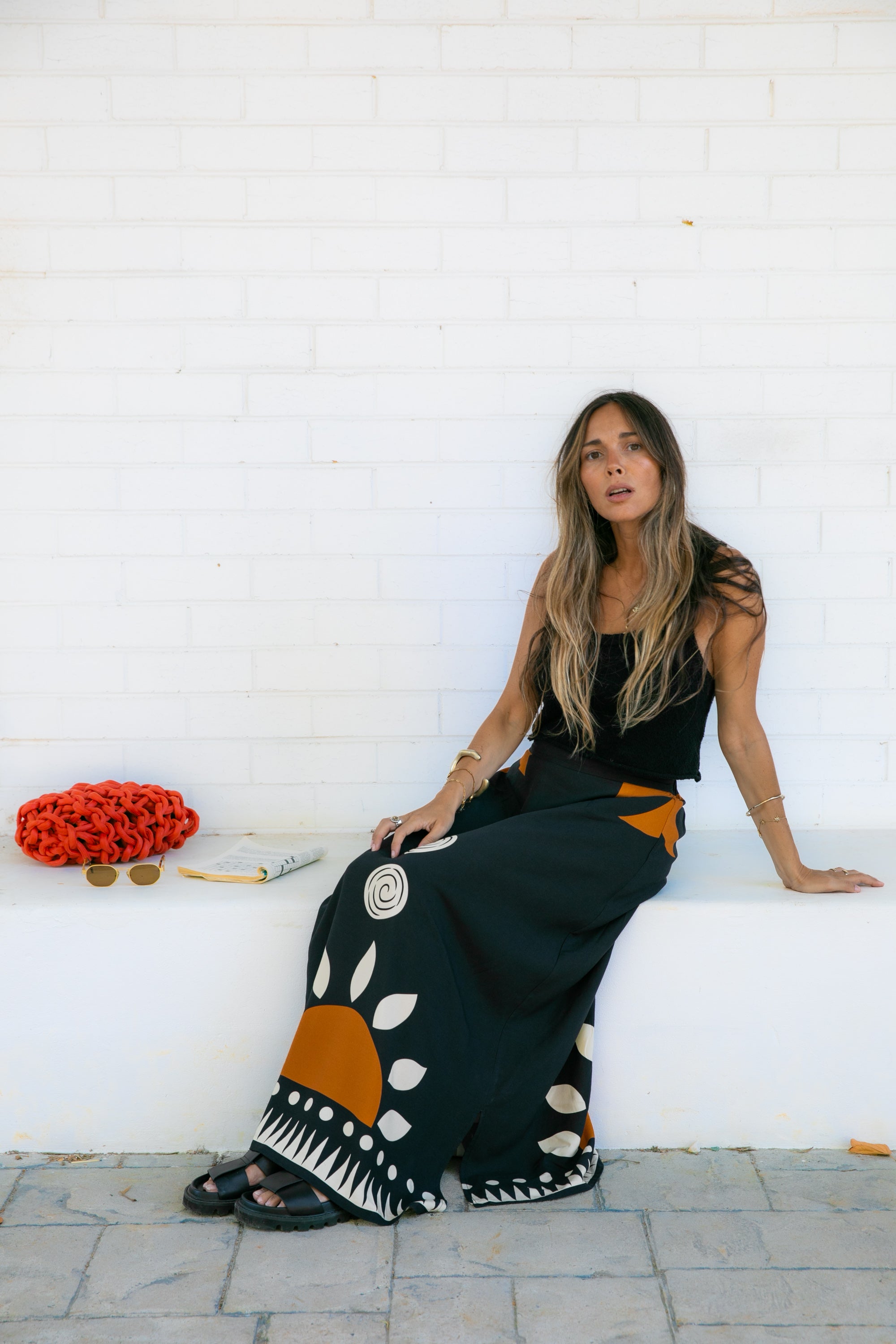 Solstice - Black Maxi Skirt