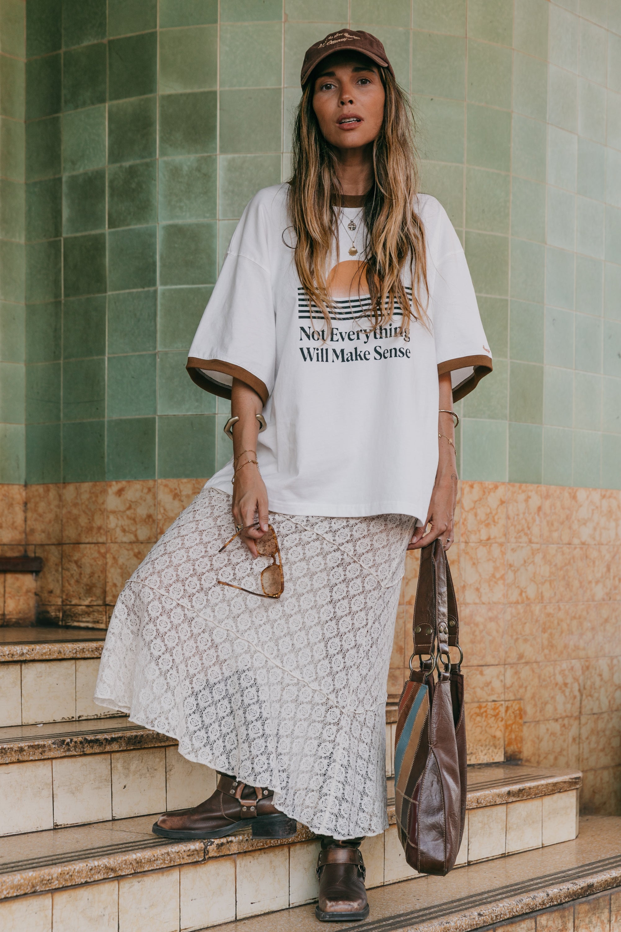 Moonlace - Lace Midi Skirt