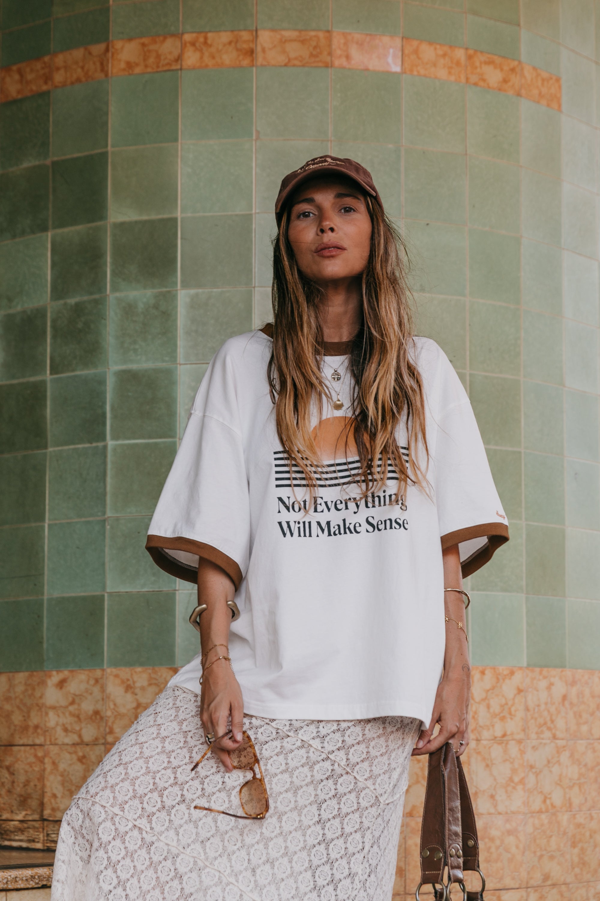 Not Everything Will Make Sense Oversized T-Shirt - White