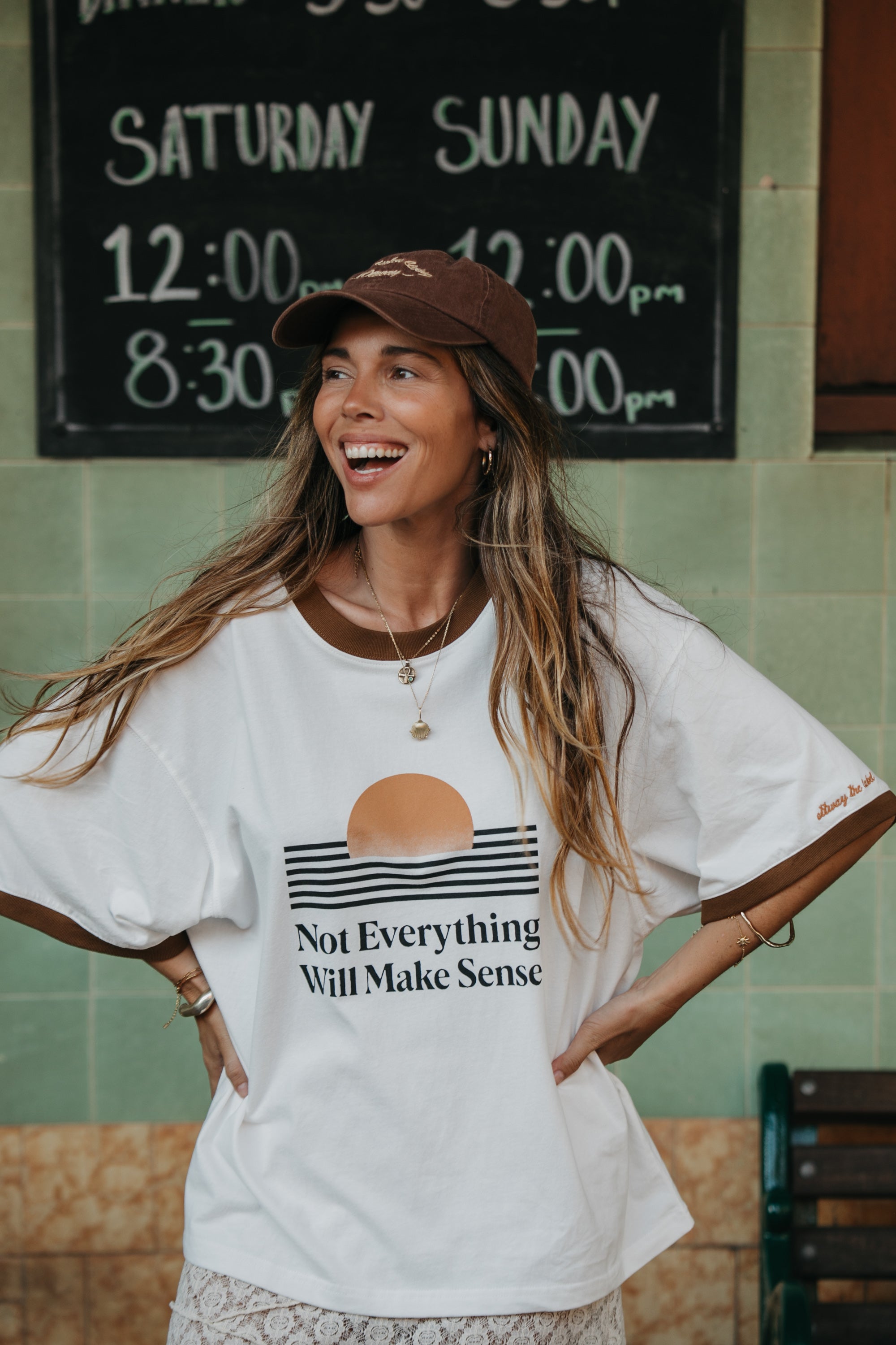 Not Everything Will Make Sense Oversized T-Shirt - White