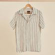 Load image into Gallery viewer, Tosman - Textured Short Sleeve Stripe Shirt