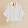 Load image into Gallery viewer, BRELLA - Women White Short Sleeve Shirt