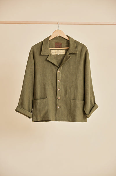 EASTON - WOMEN GREEN SHIRT/JACKET